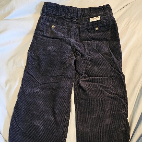 JANIE and JACK Size 4 (Little Kid) Navy Corduroy Pants with Waist Extenders! - Picture 3 of 6